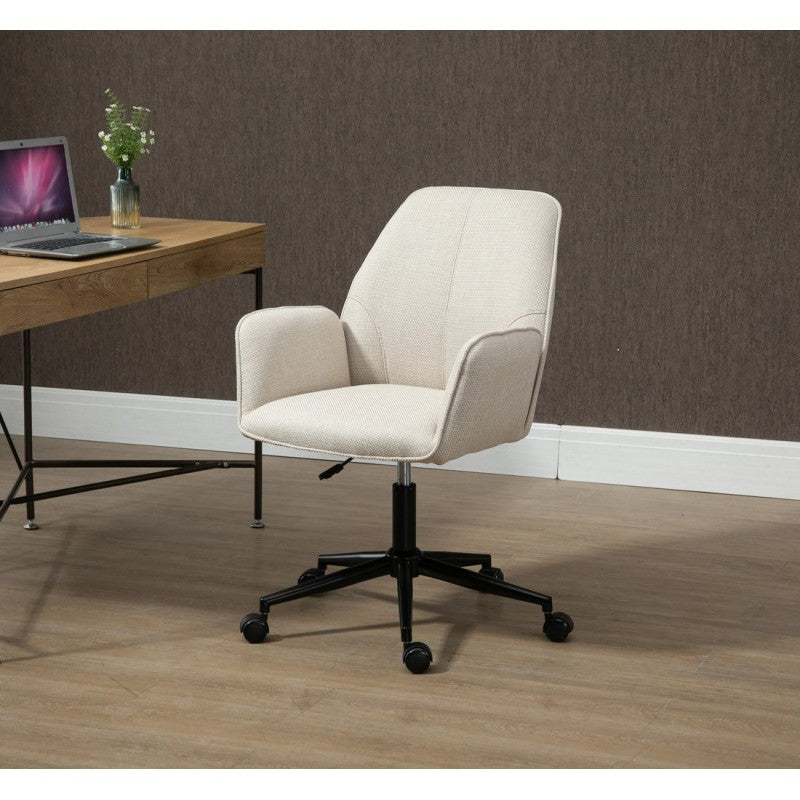 Vini Fabric Office Chair - Beige Office Chair Charm-Local   