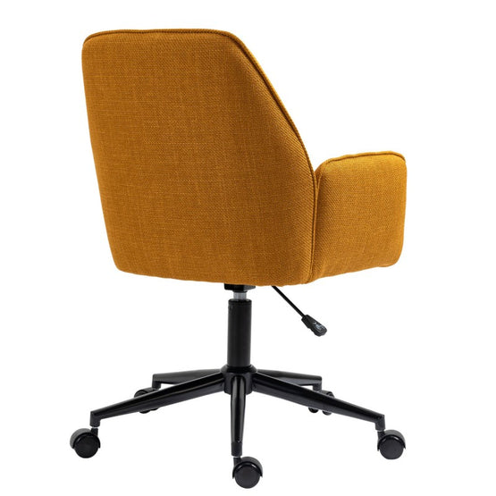 Vini Fabric Office Chair - Mustard Office Chair Charm-Local   