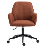 Vini Fabric Office Chair - Rust Office Chair Charm-Local   