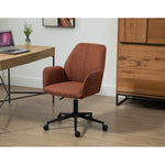 Vini Fabric Office Chair - Rust Office Chair Charm-Local   