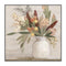Warm Protea, Style A, By Julia Purinton Wall Art Gioia-Local 50x50cm Framed Canvas Black