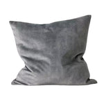 Weave Ava 50cm Velvet Cushion - Steel Cushion Weave-Local   