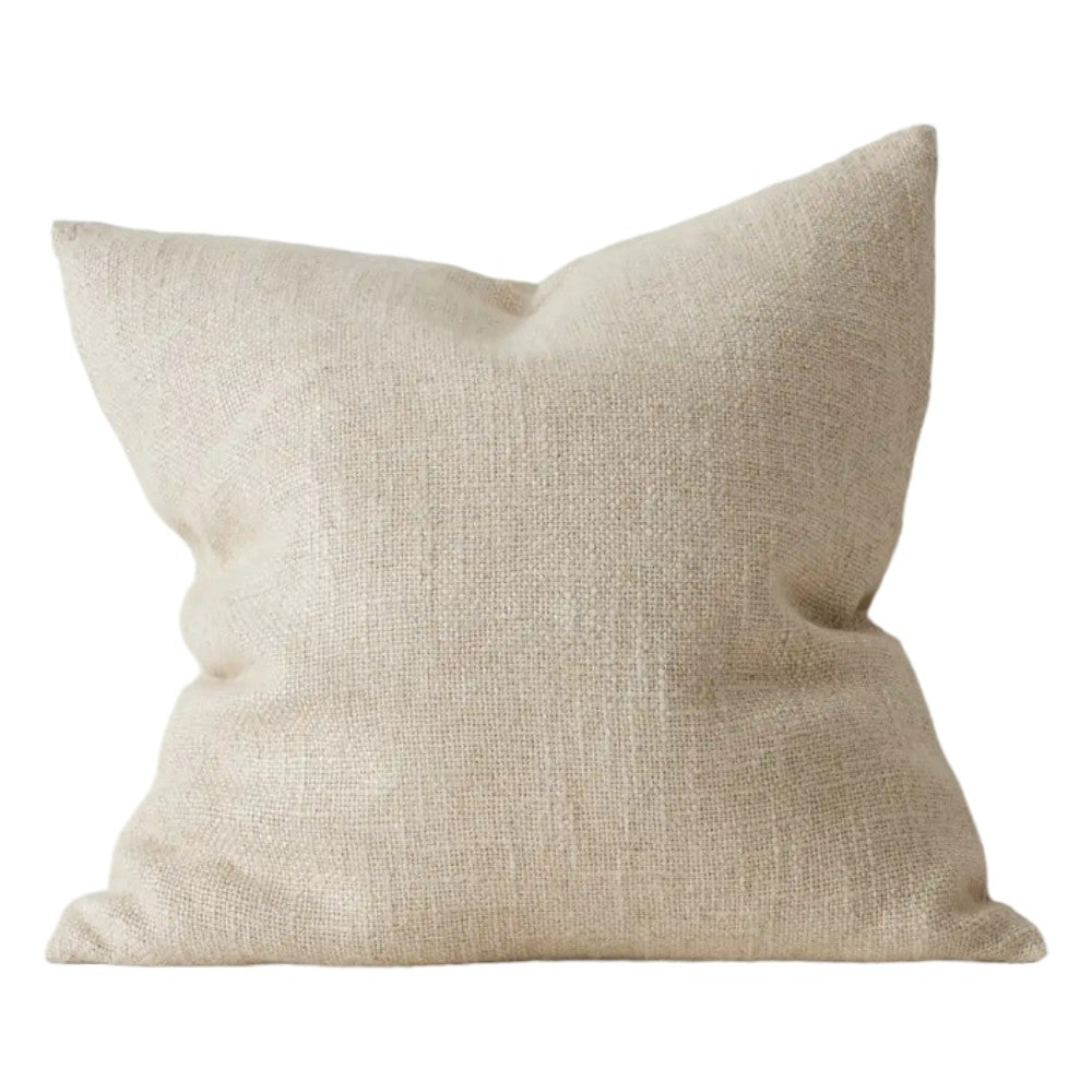 Ex Display - Weave Domenica 50cm Linen Cushion - Natural Cushion Weave-Local