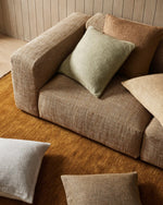 Weave Domenica 50cm Linen Cushion - Sage Cushion Weave-Local   