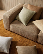 Ex Display - Weave Domenica 50cm Linen Cushion - Sage Cushion Weave-Local   