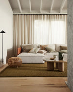 Ex Display - Weave Domenica 50cm Linen Cushion - Sage Cushion Weave-Local   