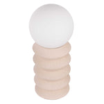 Weedle Table Lamp - White & Oat Lighting Albi-Local