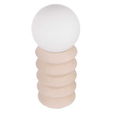 Weedle Table Lamp - White & Oat Lighting Albi-Local