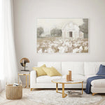 White Barn Meadow Neutral, By Danhui Nai Wall Art Gioia-Local