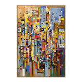 Wonderful Moments, By Ekaterina Ermilkina Wall Art Gioia-Local 40x60cm Framed Canvas Oak