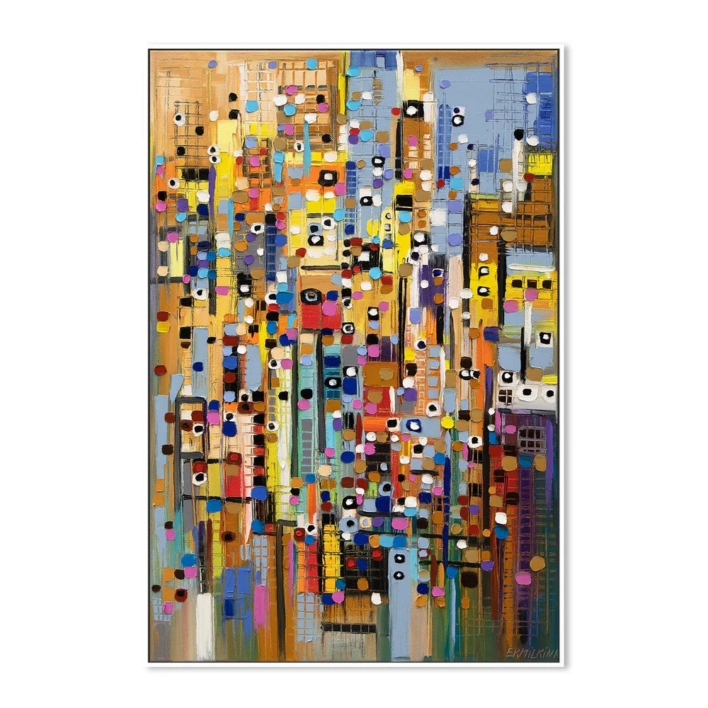 Wonderful Moments, By Ekaterina Ermilkina Wall Art Gioia-Local 40x60cm Framed Canvas White