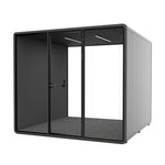 Evolve XL Office Pod - Conference (No Furniture) - Black by Humble Office Silent Booth Hbox-Core