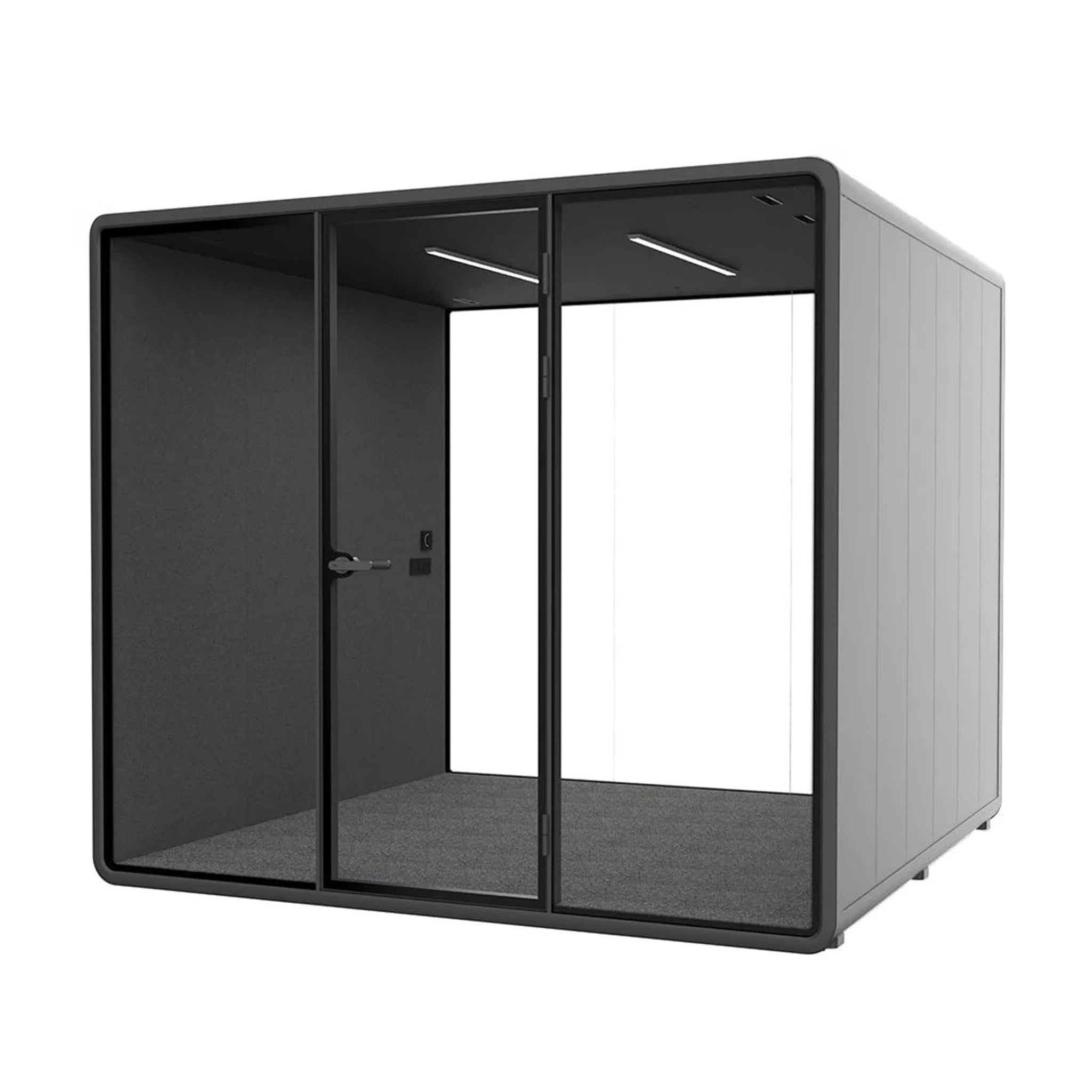 Evolve XL Office Pod - Conference (No Furniture) - Black by Humble Office Silent Booth Hbox-Core