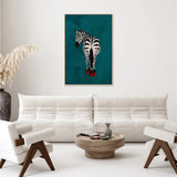 Zebra In Heels, By Sarah Manovski Wall Art Gioia-Local