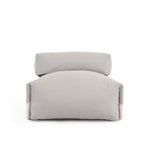 Zoya Fabric Modular Lounge Chair - Light Grey