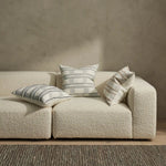 Lorenzo 50cm Mid-Scale Check Cushion Cushion Weave-Local
