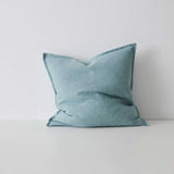 Como Linen Stonewashed Vintage Look Cushion Cushion Weave-Local Como Mineral 50cm x 50cm Polyester