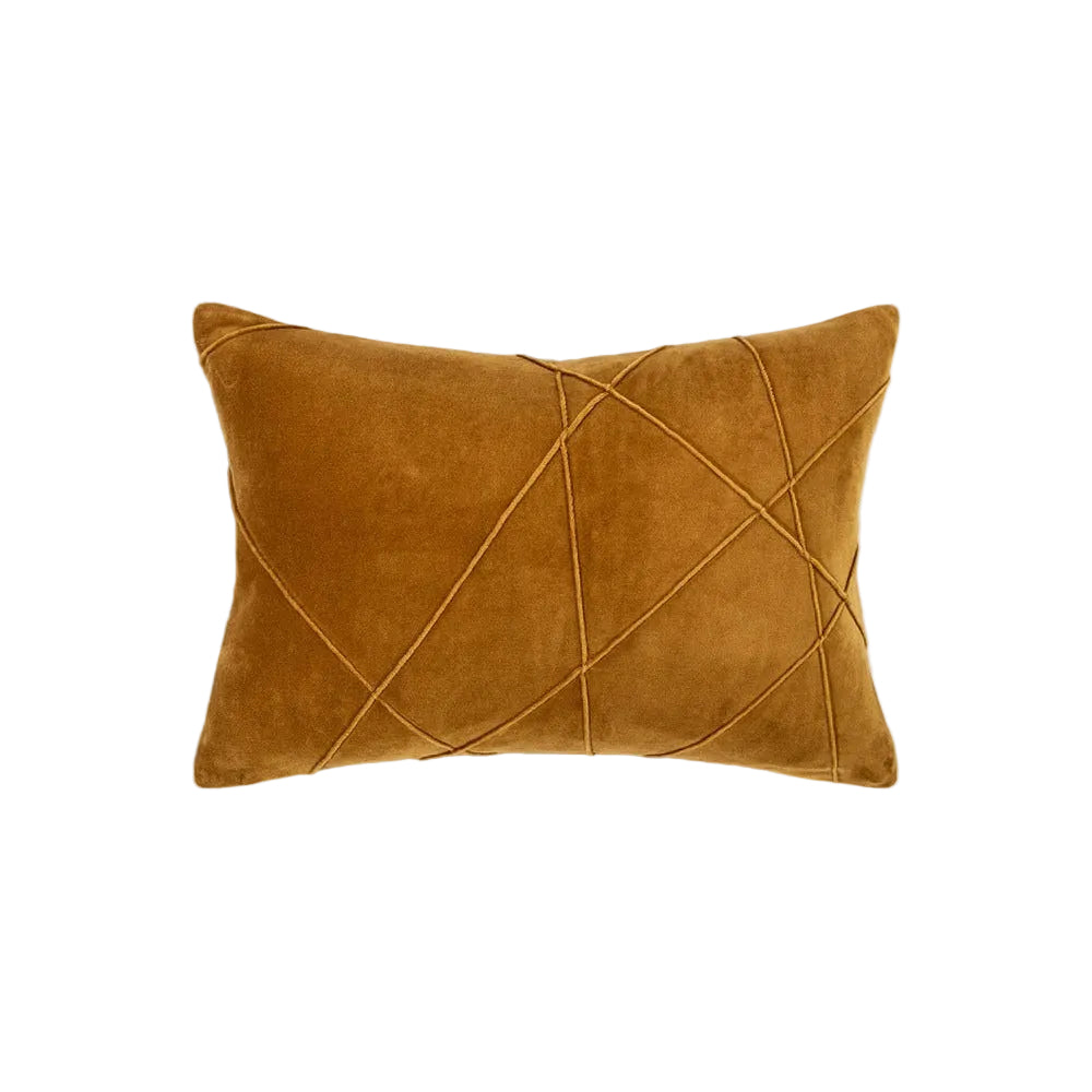 Ex Display - Ollo Alba Cushion with Feather Inserts - Toffee Cushion Furtex-Local