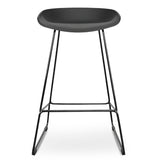 Allen 65cm Bar Stool - Full Black Bar Stool Swady-Core   