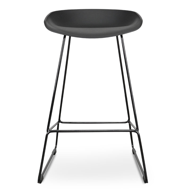Allen 65cm Bar Stool - Full Black Bar Stool Swady-Core   