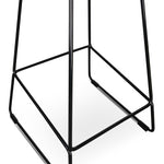 Allen 65cm Bar Stool - Full Black Bar Stool Swady-Core   