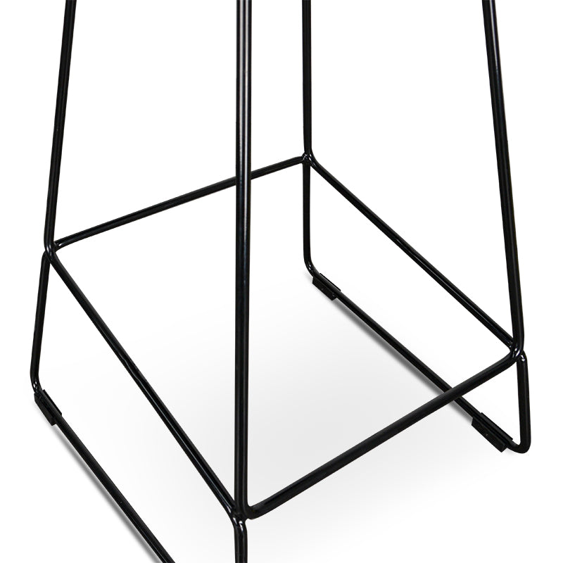 Allen 65cm Bar Stool - Full Black Bar Stool Swady-Core   