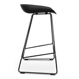 Allen 65cm Bar Stool - Full Black Bar Stool Swady-Core   