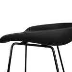 Allen 65cm Bar Stool - Full Black Bar Stool Swady-Core   
