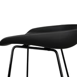 Allen 65cm Bar Stool - Full Black Bar Stool Swady-Core   