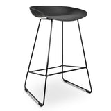 Allen 65cm Bar Stool - Full Black Bar Stool Swady-Core   