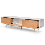 Ex Display - Alto 2m Wooden TV Entertainment Unit - White - Natural TV/Entertainment Unit Better B-Core