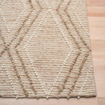 Amelia Boho Textured Hypo-Allergenic Wool Rug - Beige Rug Mos-Local