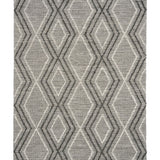 Amelia Boho Textured Hypo-Allergenic Wool Rug - Charcoal Rug Mos-Local 155cm x 225cm
