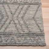 Amelia Tribal Textured Hypo-Allergenic Wool Rug - Grey Rug Mos-Local