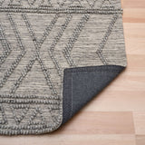 Amelia Tribal Textured Hypo-Allergenic Wool Rug - Grey Rug Mos-Local
