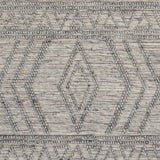 Amelia Tribal Textured Hypo-Allergenic Wool Rug - Grey Rug Mos-Local