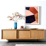 Ex Display - Bolton 2.2m Wooden TV Unit - Natural - Last One TV/Entertainment Unit DJ Kalead-Core