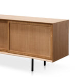Ex Display - Bolton 2.2m Wooden TV Unit - Natural - Last One TV/Entertainment Unit DJ Kalead-Core