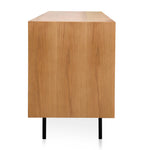 Ex Display - Bolton 2.2m Wooden TV Unit - Natural - Last One TV/Entertainment Unit DJ Kalead-Core