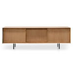 Ex Display - Bolton 2.2m Wooden TV Unit - Natural - Last One TV/Entertainment Unit DJ Kalead-Core
