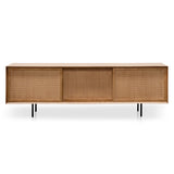 Ex Display - Bolton 2.2m Wooden TV Unit - Natural - Last One TV/Entertainment Unit DJ Kalead-Core