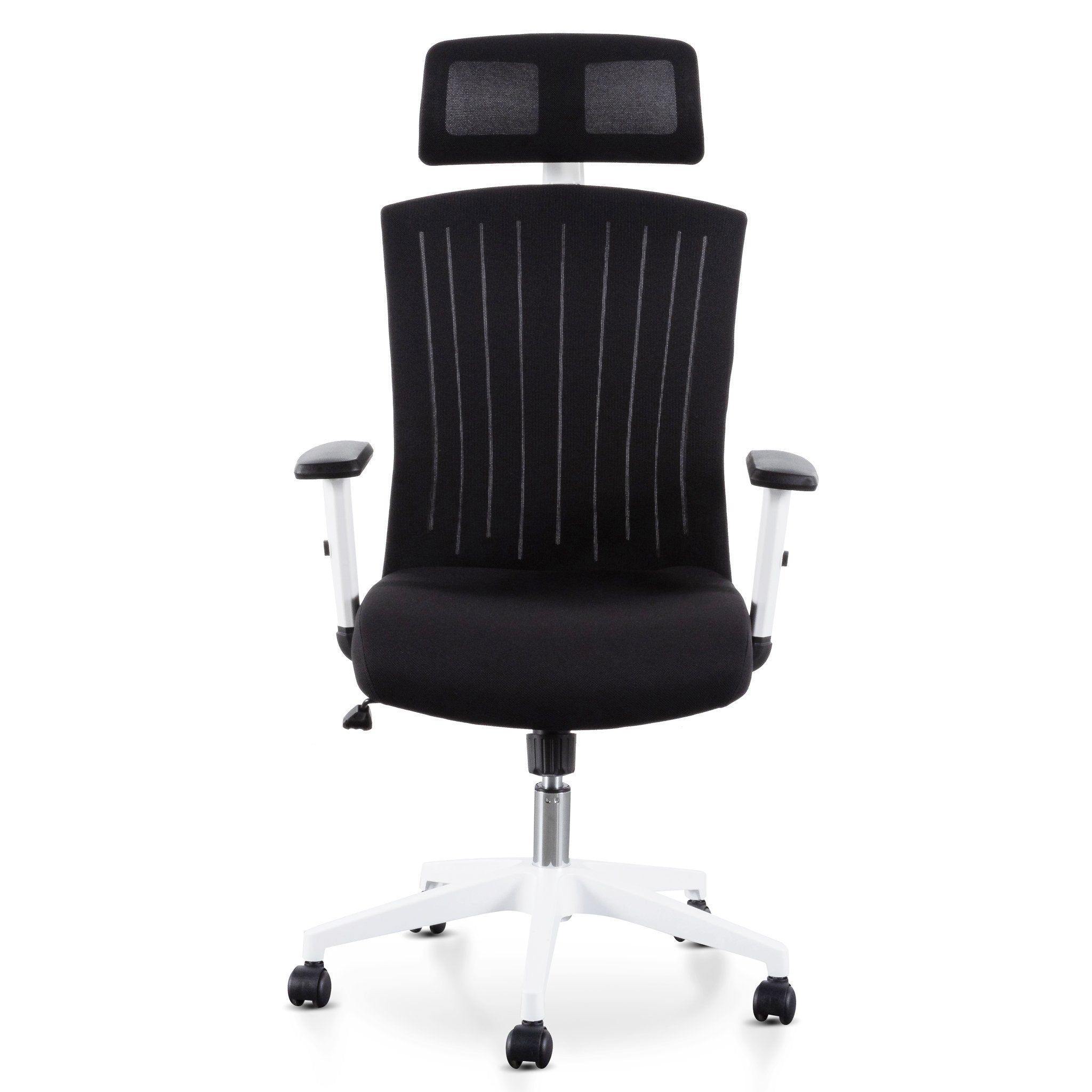 Ex Display - Caleb Mesh Office Chair - Black and White Office Chair LF-Core   