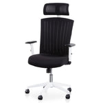 Ex Display - Caleb Mesh Office Chair - Black and White Office Chair LF-Core   