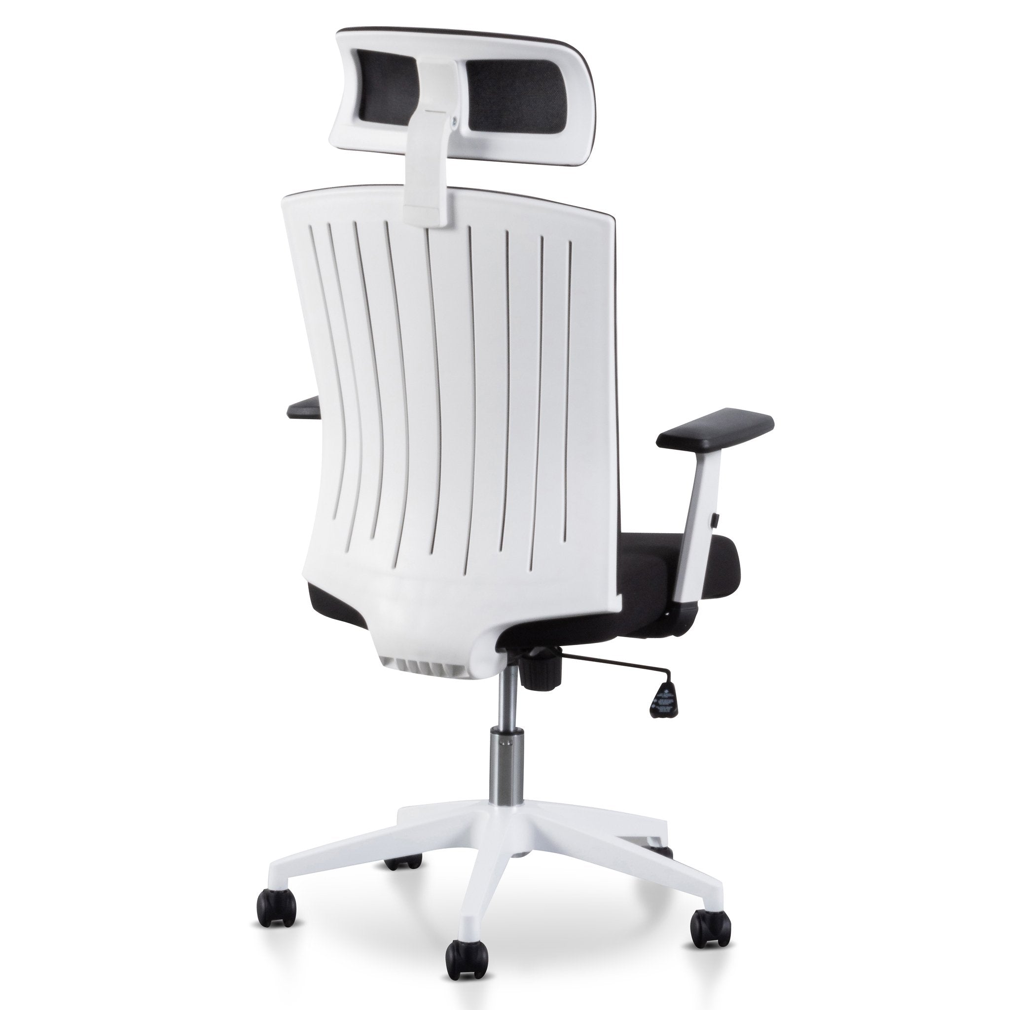 Ex Display - Caleb Mesh Office Chair - Black and White Office Chair LF-Core   