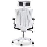 Ex Display - Caleb Mesh Office Chair - Black and White Office Chair LF-Core   