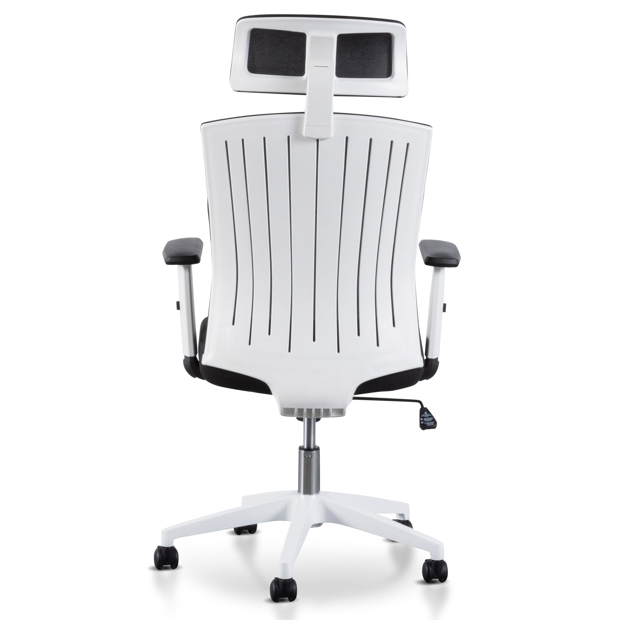 Ex Display - Caleb Mesh Office Chair - Black and White Office Chair LF-Core   