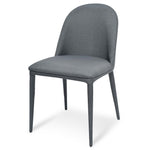 Ex Display - Carter Fabric Dining Chair - Gunmetal Grey Dining Chair Homei-Core   