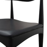 Set of 2 - Henrik Dining Chair - Full Black Dining Chair Swady-Core   