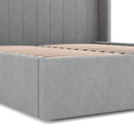 Hillsdale Wide Base Queen Bed Frame - Flint Grey Bed Frame Ming-Core   