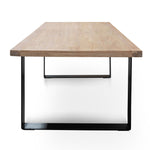Ex Display - Dalton Reclaimed Wood 1.98m Dining Table - Rustic Natural Dining Table Reclaimed-Core